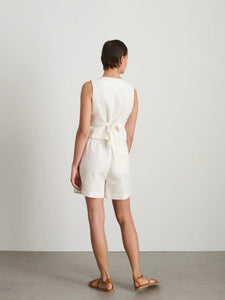 Alex Mill Bottoms Pleated Shorts in Twill