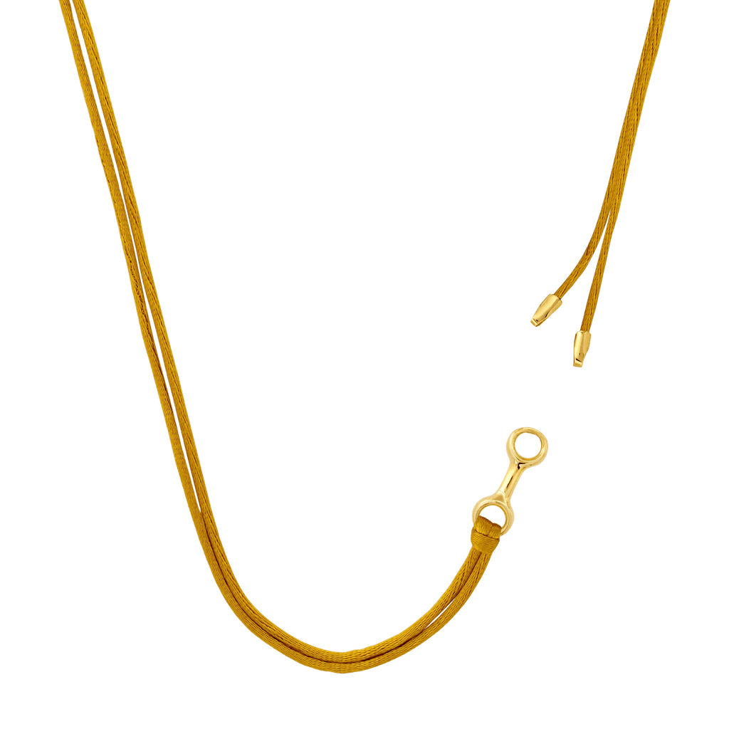 Gabriela Artigas Double Beam Link On Silk Necklace 20mm – Pied Nu
