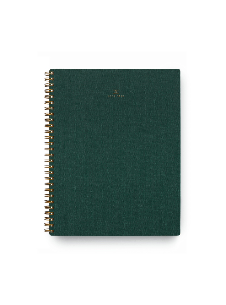 Appo Stationery Hunter Green Notebook GRID