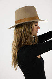 Janessa Leone Hats Ross Hat in Clay