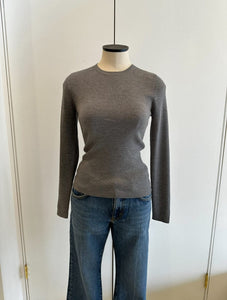 Allude Tops S / Heather Grey rd-sweater 1/1 64004