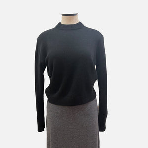 Allude Tops S / Noir rd-sweater 1/1