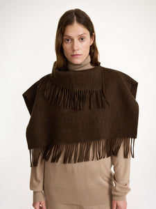 by Malene Birger Scarf Shitake Turtla Fringe Bib