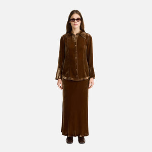 by Malene Birger tops Rosiannas Velvet Shirt