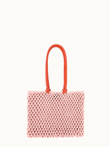 Clare V. Bags Blush with Bright Poppy Sandy Bag