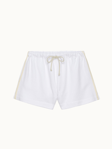 DONNI Bottoms Powder / XS The Stripe Eco-Terry Short