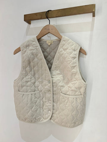 DONNI Tops Quilted Vest