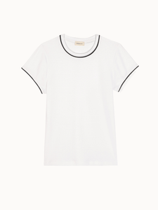 DONNI Tops The Baby Rib Contrast Tee