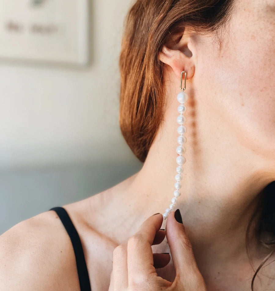 Gabriela Artigas Earrings Ascending Pearl Earring