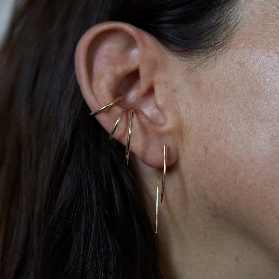 Gabriela Artigas Earrings Disc Ear Cuff 15mm
