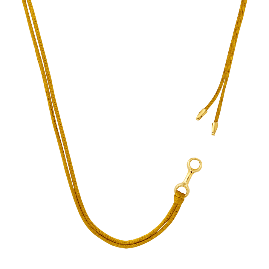 Gabriela Artigas Necklace Double Beam Link On Silk Necklace 20mm