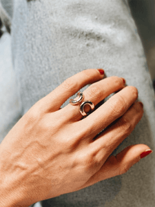 Gabriela Artigas Rings Double Beam Ring