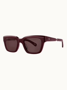 Garrett Leight California Optical Eyewear Bordeaux-Copper/Semi-Flat Noir Maven S