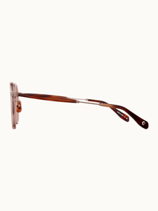 Garrett Leight California Optical Eyewear Desert Rose-Copper/Semi Flat Pure Rosewood Wilson X Sun