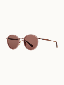 Garrett Leight California Optical Eyewear Desert Rose-Copper/Semi Flat Pure Rosewood Wilson X Sun