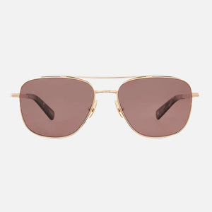 Garrett Leight California Optical Eyewear Gold-Agate Tortoise El Capitan Sun