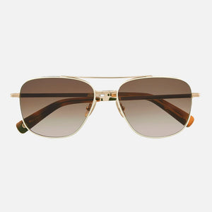 Garrett Leight California Optical Eyewear Phosphorous-Spotted Brown Shell/Semi-Flat Sepia Gradient El Capitan Sun