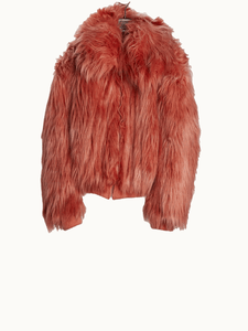 Hache Outerwear Pink Panther Fur Jacket