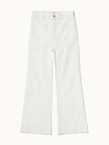 JEANERICA Denim St. Monica Cropped Jeans in Natural White