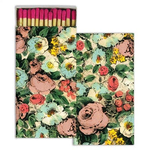 John Derian candles & room sprays Floral Collage Matchboxes