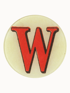 John Derian Table Top W Red Letter Plate