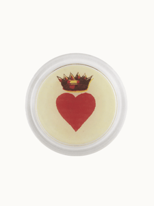 John Derian Tabletop Crowned Heart Coaster