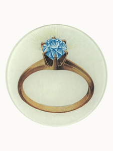 John Derian Tabletop Diamond Ring Plate