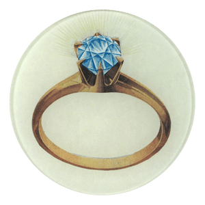 John Derian Tabletop Diamond Ring Plate