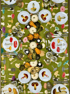 John Derian Tabletop 'Fungi' Linen Napkin