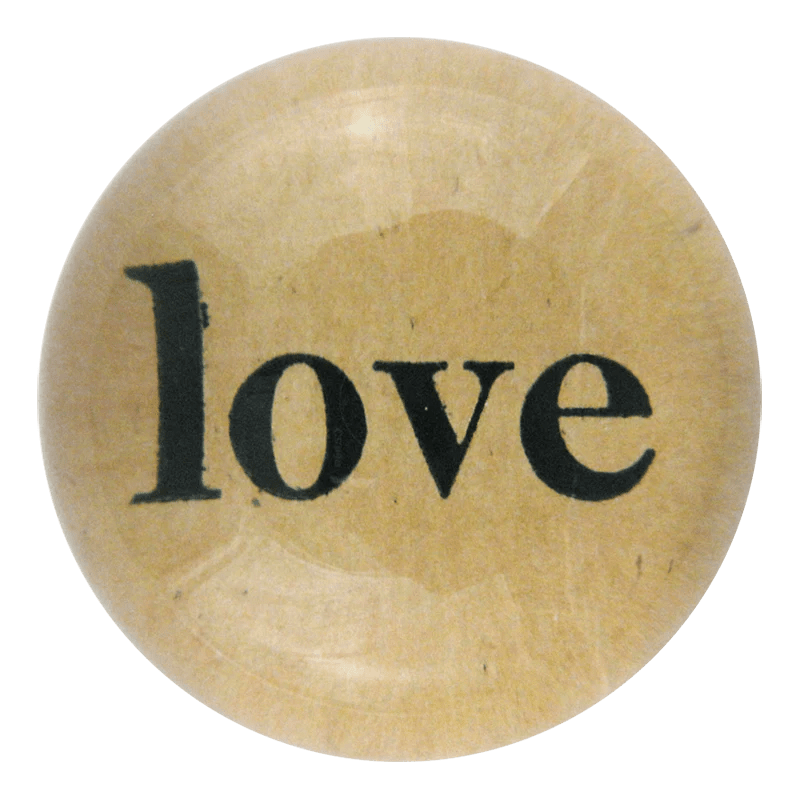 John Derian Tabletop Love Dome Paperweight