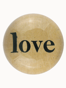 John Derian Tabletop Love Dome Paperweight