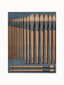 John Derian Tableware Paint Brushes (p 23) - Rectangular Tray