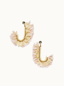 La DoubleJ Earrings J Earrings Rose & Cream