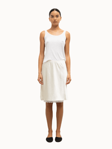Leset Bottoms Barb Lace Slip Skirt