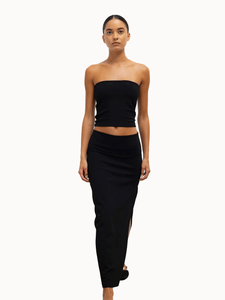 Leset Bottoms Rio Side Slit Skirt