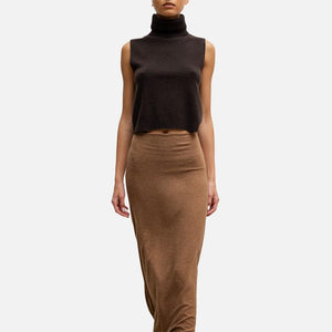 Leset Tops Zoe Sleeveless Turtleneck