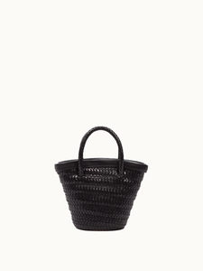 Maison N.H Paris Bags Black Maya Petit Tote Bag