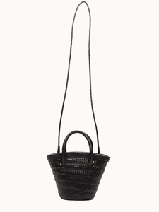 Maison N.H Paris Bags Black Maya Petit Tote Bag