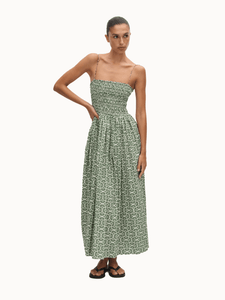 Matteau Dresses + Jumpsuits Shirred Bodice Dress