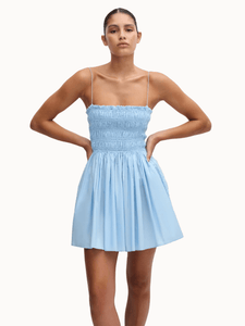 Matteau Dresses + Jumpsuits Shirred Bodice Mini Dress
