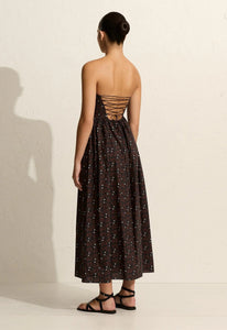 Matteau Dresses + Jumpsuits Strapless Lace Up Dress