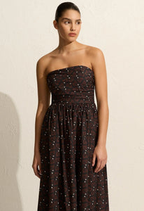 Matteau Dresses + Jumpsuits Strapless Lace Up Dress