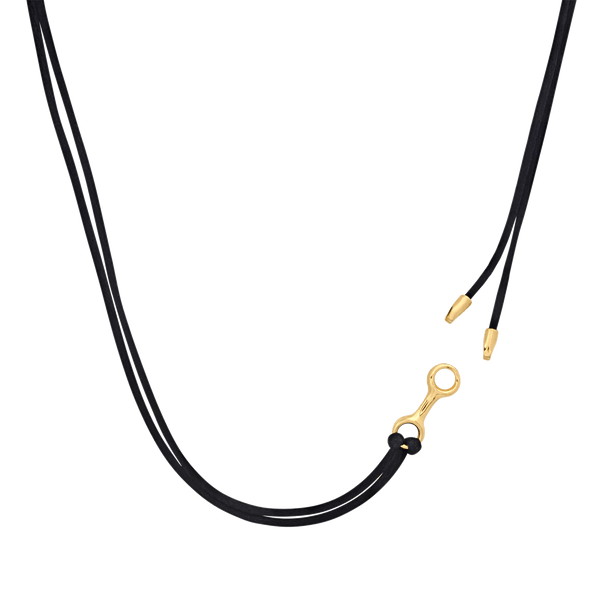 アクセサリー DOUBLE BEAM LINK ON SILKY CORD NECKLACE DOUBLE BEAM LINK ON SILKY CORD NECKLACE 【公式通販】