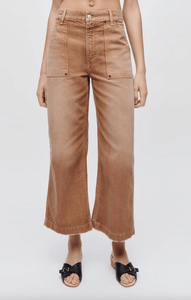 RE/DONE Denim Cropped Baker Pant