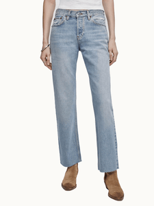 RE/DONE Denim Easy Straight Crop