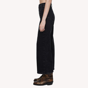 RE/DONE Denim High Rise Wide Leg Crop