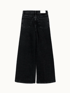 RE/DONE Denim High Rise Wide Leg Crop