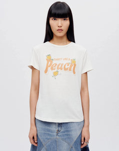 RE/DONE Tanks & T's Classic "Peach" Tee