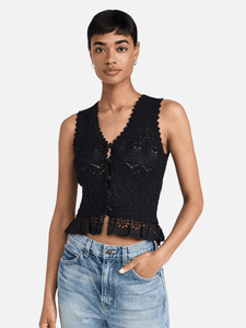 Sea NY Tops Antonina Sleeveless Cardigan