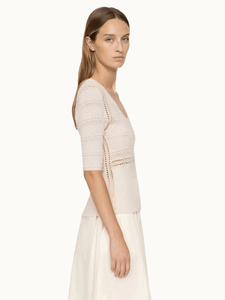 Sea NY Tops Syble Pointelle Sweater